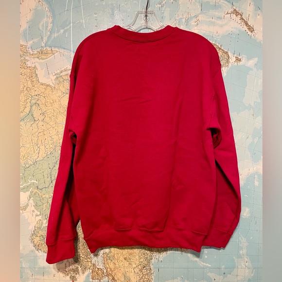 Medium Crew Neck Holiday Sweater "Have a Nasty Holiday" in Red Gender Neutral - Picture 2 of 5